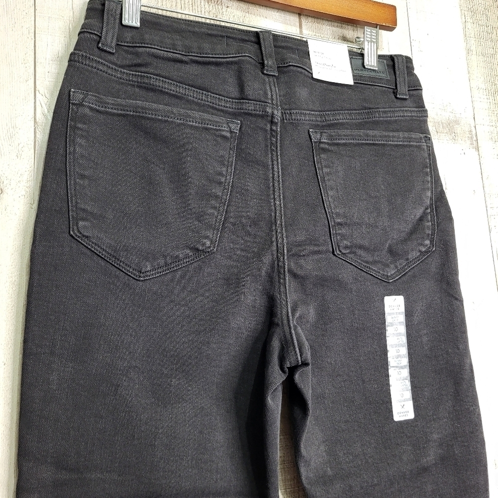 Denver Hayes High Rise Skinny Crop Jeans. Black Size 10 - Picture 3 of 13